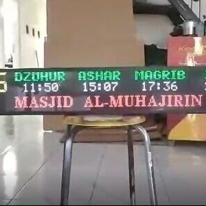 jam sholat digital masjid ( JR165) - Non Tartil