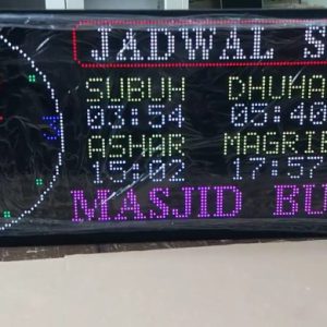 jam sholat digital masjid ( JR400 ) - Non Tartil