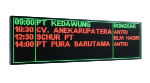 Papan Antrian Angkutan - PAA70